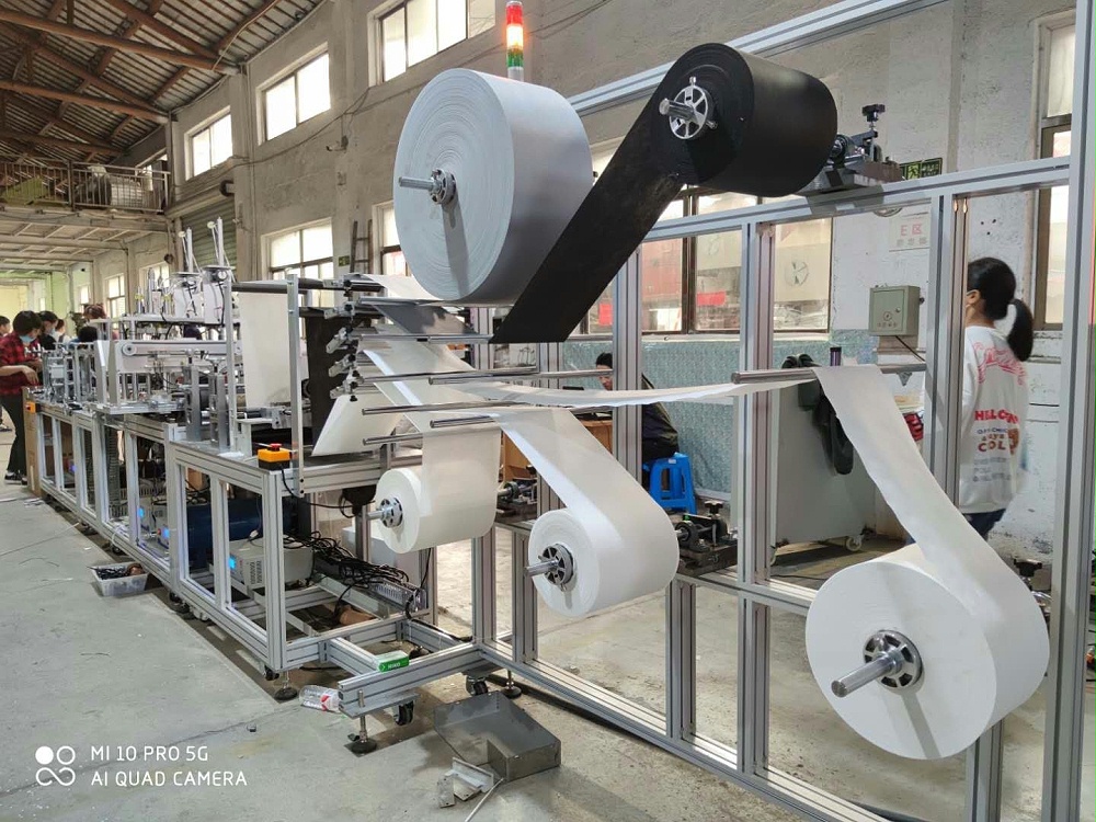 全自動(dòng)KN95口罩機(jī)/折疊口罩機(jī) 全自動(dòng)KN95口罩機(jī)/折疊口罩機(jī)