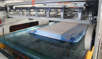 全自動橫切機-輸送帶，成品整理，折射光電